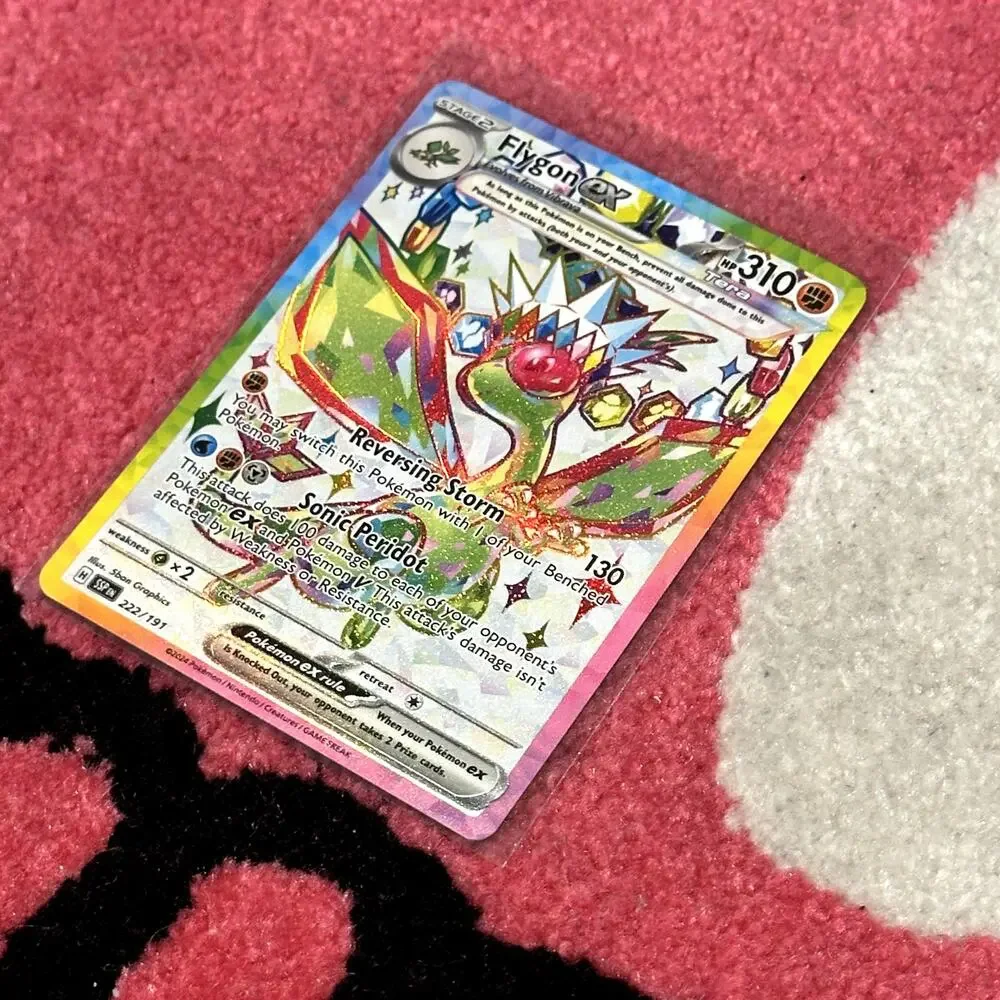 Flygon ex #222 – Pokémon Surging Sparks – As Pictured